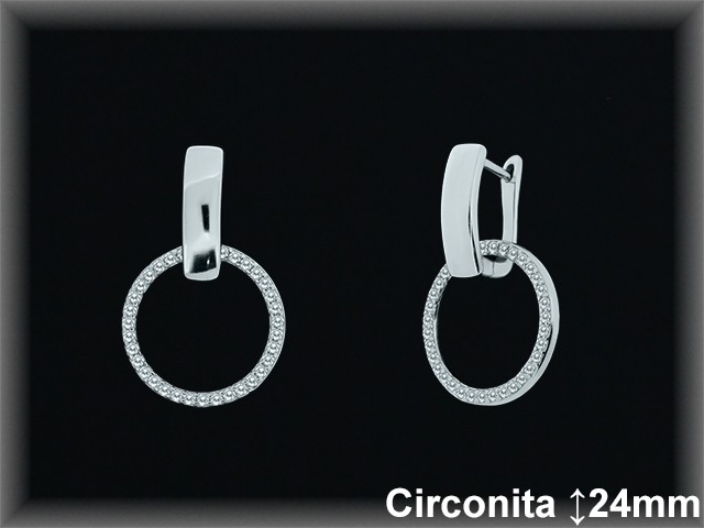 Mayorista de Plata en Pendientes ref Z8298  Pendientes de Plata al por Mayor