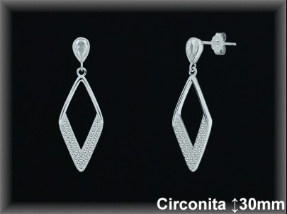 Mayorista de Plata en Pendientes ref Z8410  Pendientes de Plata al por Mayor