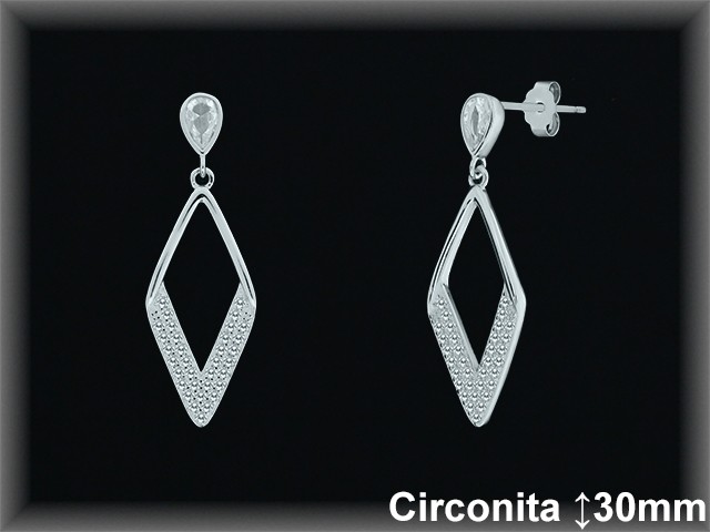 Mayorista de Plata en Pendientes ref Z8410  Pendientes de Plata al por Mayor