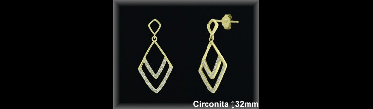Mayorista de Plata en Pendientes ref Z8411C  Pendientes de Plata al por Mayor