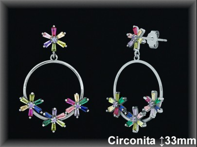Mayorista de Plata en Pendientes ref Z8458  Pendientes de Plata al por Mayor