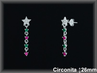 Mayorista de Plata en Pendientes ref Z8467T  Pendientes de Plata al por Mayor