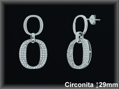 Mayorista de Plata en Pendientes ref Z8469  Pendientes de Plata al por Mayor