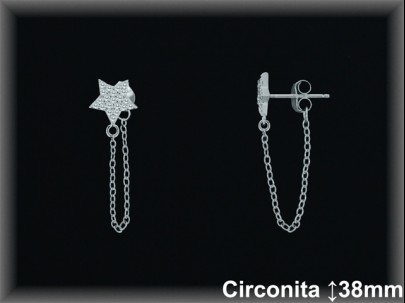Mayorista de Plata en Pendientes ref Z8478  Pendientes de Plata al por Mayor