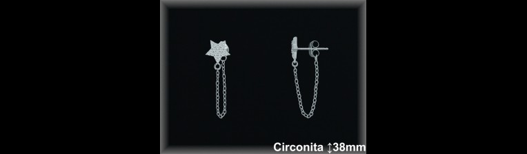 Mayorista de Plata en Pendientes ref Z8478  Pendientes de Plata al por Mayor