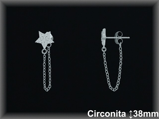 Mayorista de Plata en Pendientes ref Z8478  Pendientes de Plata al por Mayor