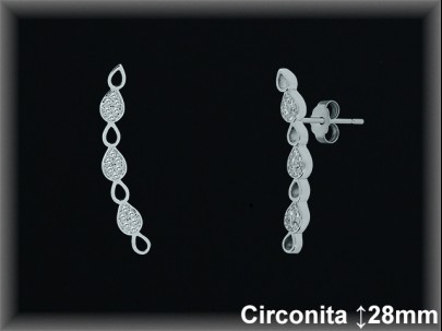 Mayorista de Plata en Pendientes ref Z8497  Pendientes de Plata al por Mayor