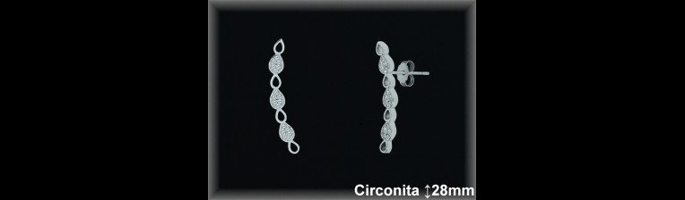 Mayorista de Plata en Pendientes ref Z8497  Pendientes de Plata al por Mayor