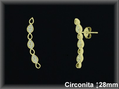 Mayorista de Plata en Pendientes ref Z8497C  Pendientes de Plata al por Mayor