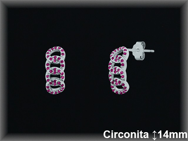 Pendientes de Plata al Por Mayor ref Z8516R  Mayorista de Pendientes de Plata