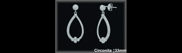 Mayorista de Plata en Pendientes ref Z8525  Pendientes de Plata al por Mayor