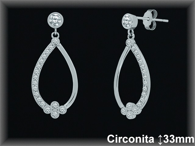 Mayorista de Plata en Pendientes ref Z8525  Pendientes de Plata al por Mayor