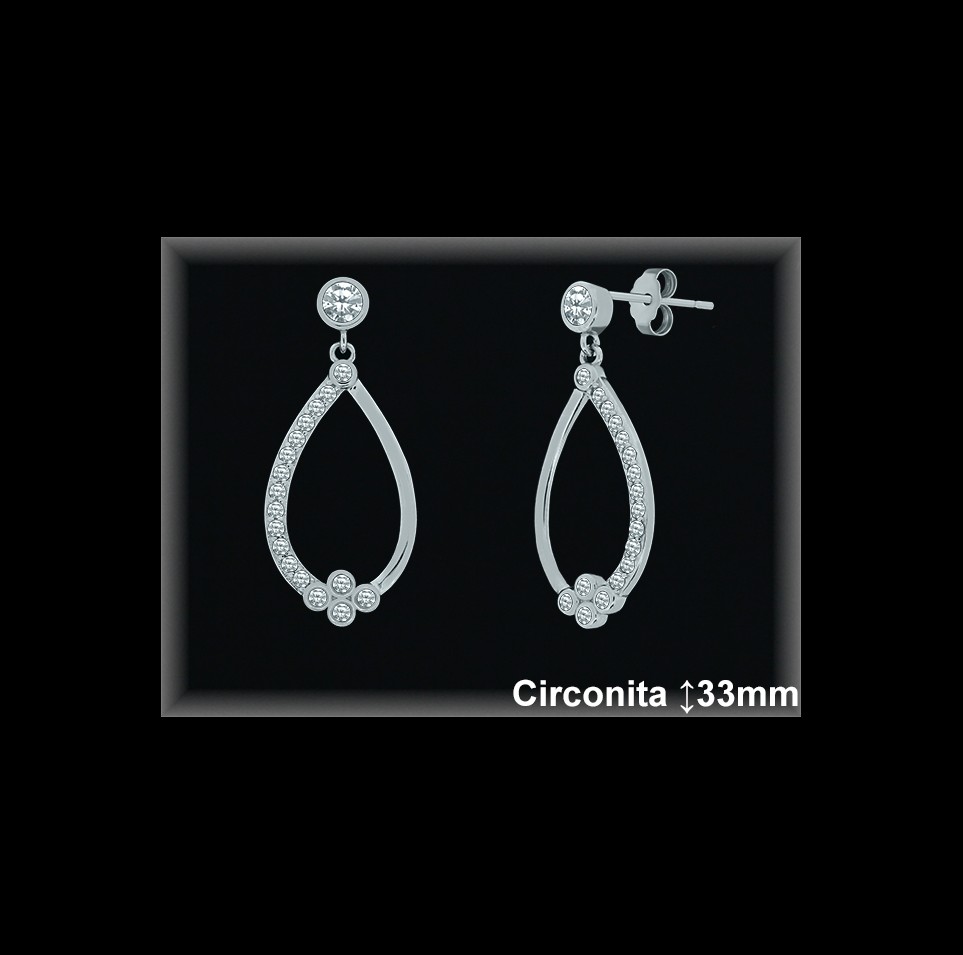 Mayorista de Plata en Pendientes ref Z8525  Pendientes de Plata al por Mayor