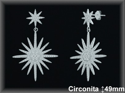 Mayorista de Plata en Pendientes ref Z8532  Pendientes de Plata al por Mayor