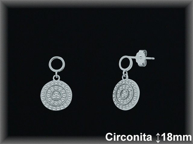 Pendientes de Plata al Por Mayor ref Z8537  Mayorista de Pendientes de Plata