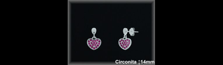 Pendientes de Plata al Por Mayor ref Z8539R  Mayorista de Pendientes de Plata