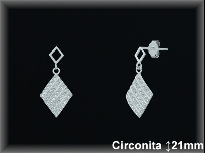 Mayorista de Plata en Pendientes ref Z8542  Pendientes de Plata al por Mayor