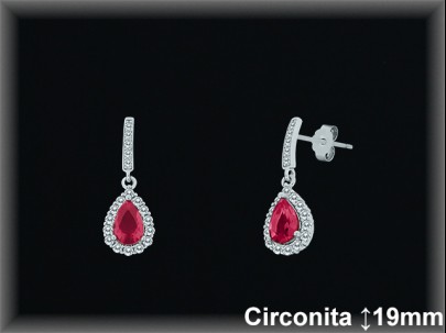 Mayorista de Plata en Pendientes ref Z8543R  Pendientes de Plata al por Mayor