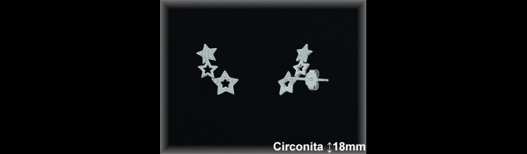 Pendientes de Plata al Por Mayor ref Z8544  Mayorista de Pendientes de Plata