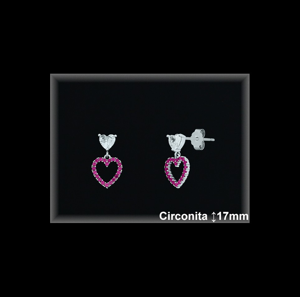 Pendientes de Plata al Por Mayor ref Z8576R  Mayorista de Pendientes de Plata