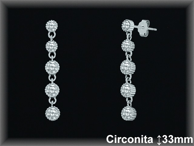 Mayorista de Plata en Pendientes ref Z8577  Pendientes de Plata al por Mayor