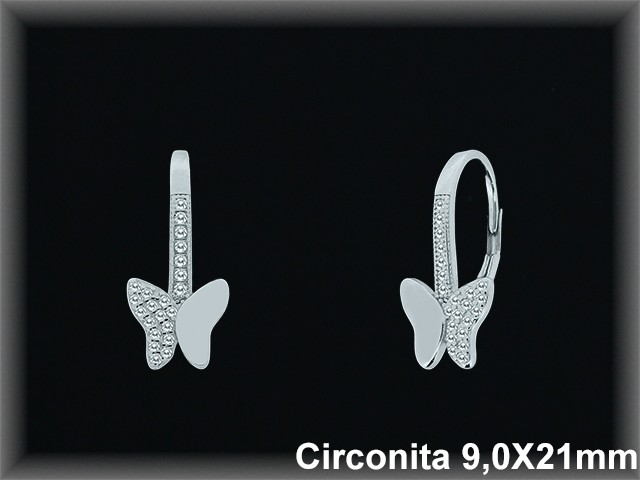 Pendientes de Plata al Por Mayor ref Z8609  Mayorista de Pendientes de Plata