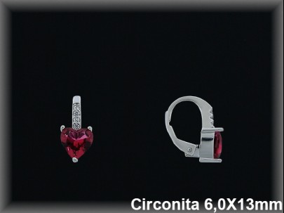 Pendientes de Plata al Por Mayor ref Z8636R  Mayorista de Pendientes de Plata