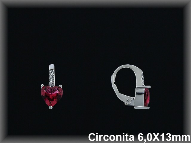 Pendientes de Plata al Por Mayor ref Z8636R  Mayorista de Pendientes de Plata