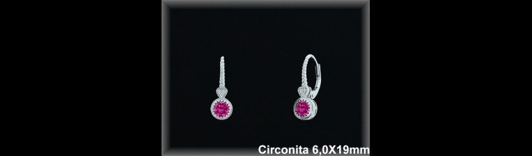 Pendientes de Plata al Por Mayor ref Z8658R  Mayorista de Pendientes de Plata