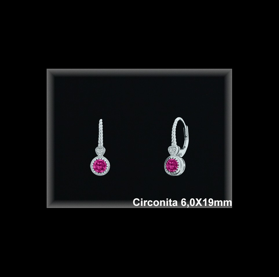 Pendientes de Plata al Por Mayor ref Z8658R  Mayorista de Pendientes de Plata