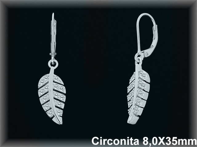Mayorista de Plata en Pendientes ref Z8660  Pendientes de Plata al por Mayor