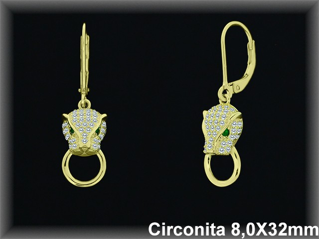 Mayorista de Plata en Pendientes ref Z8661C  Pendientes de Plata al por Mayor