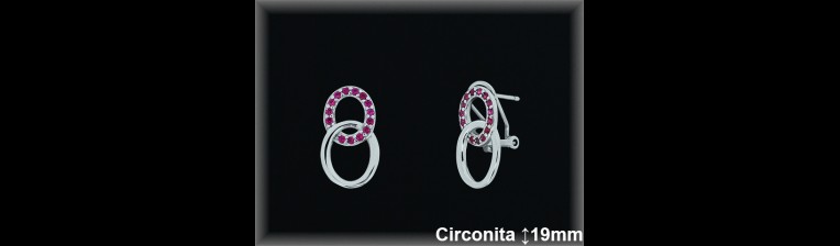 Mayorista de Plata en Pendientes ref Z8721R  Pendientes de Plata al por Mayor