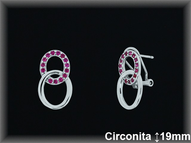 Mayorista de Plata en Pendientes ref Z8721R  Pendientes de Plata al por Mayor