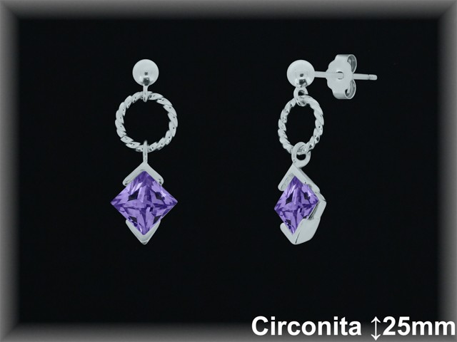 Mayorista de Plata en Pendientes ref ZQ082A  Pendientes de Plata al por Mayor