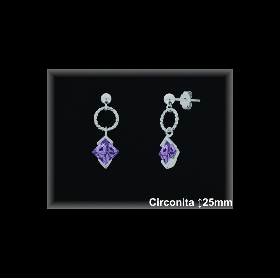 Mayorista de Plata en Pendientes ref ZQ082A  Pendientes de Plata al por Mayor