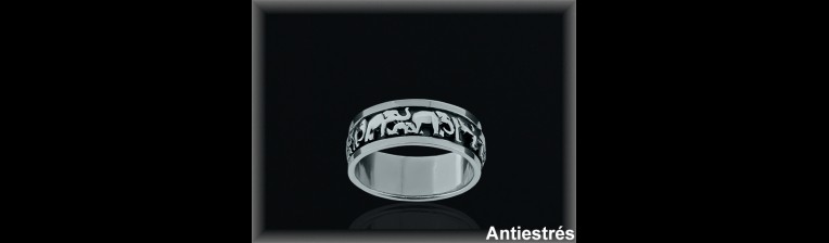 Mayorista de Plata de Anillos Antiestres ref 3LQ026  Plata al por Mayor