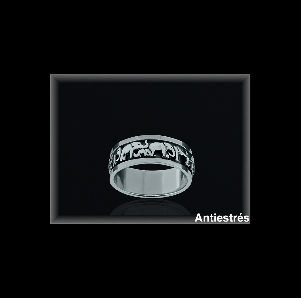 Mayorista de Plata de Anillos Antiestres ref 3LQ026  Plata al por Mayor
