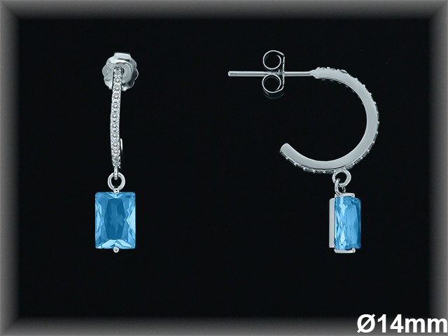 Aros de Plata al Por Mayor ref AZ003G  Mayorista de Aros de Plata