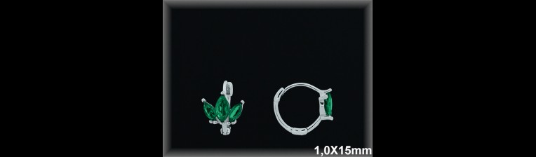 Mayorista de Plata de Aros ref AZ350D  Aros de Plata al por Mayor