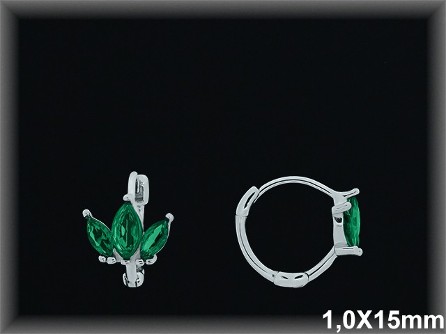 Mayorista de Plata de Aros ref AZ350D  Aros de Plata al por Mayor