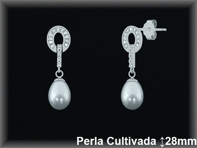 Pendientes de Plata al Por Mayor ref R8514  Mayorista de pendientes de Plata