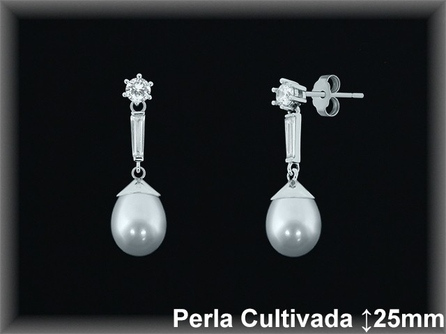 Pendientes de Plata al Por Mayor ref R8663  Mayorista de pendientes de Plata