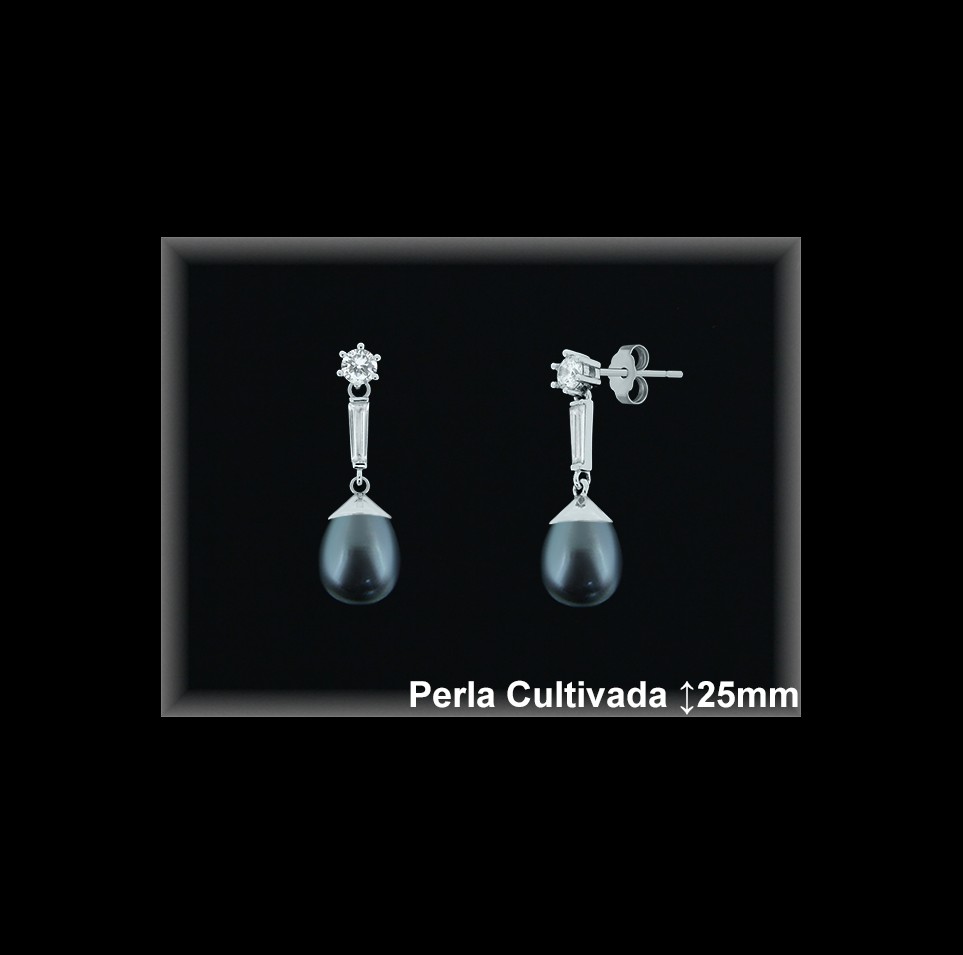 Pendientes de Plata al Por Mayor ref R8663G  Mayorista de pendientes de Plata
