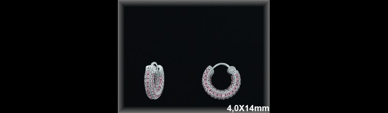 Mayorista de Plata de Aros ref AZ332S  Aros de Plata al por Mayor