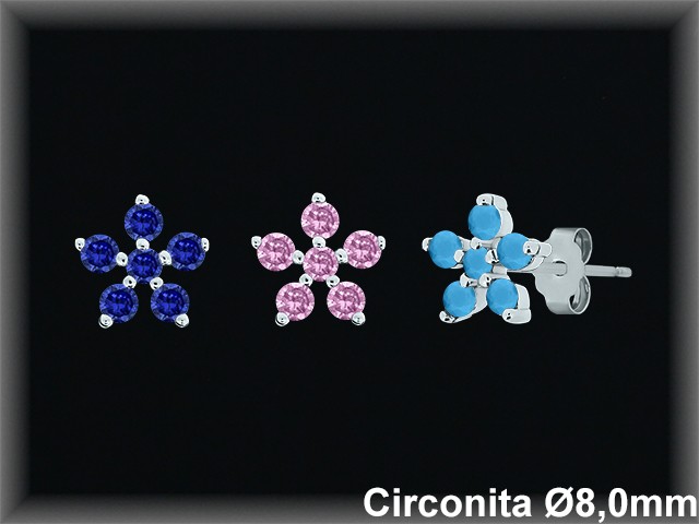 Mayorista de Plata en Pendientes ref MZ193S  Pendientes de Plata al por Mayor