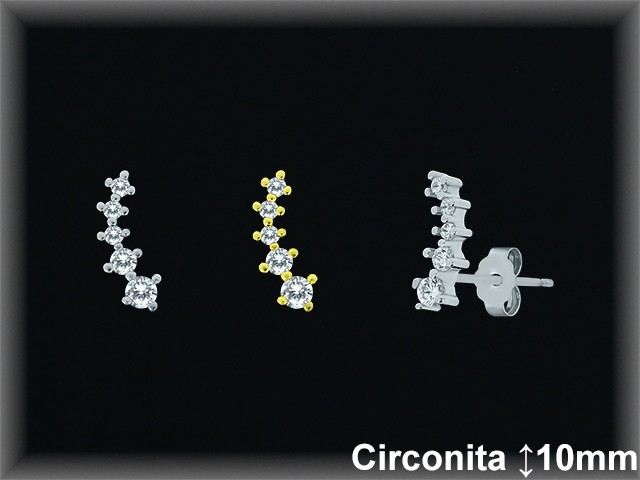 Mayorista de Plata en Pendientes ref MZ298C  Pendientes de Plata al por Mayor