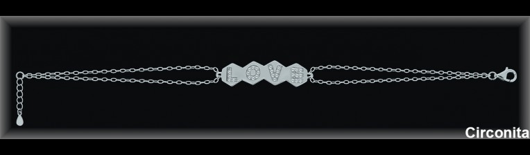 Pulseras de Plata al Por Mayor ref 9Z553  Mayorista de Pulseras de Plata
