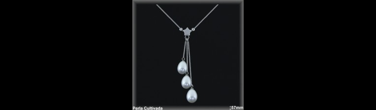 Gargantillas de Plata al Por Mayor ref 7R016  Mayorista de Gargantillas de Plata