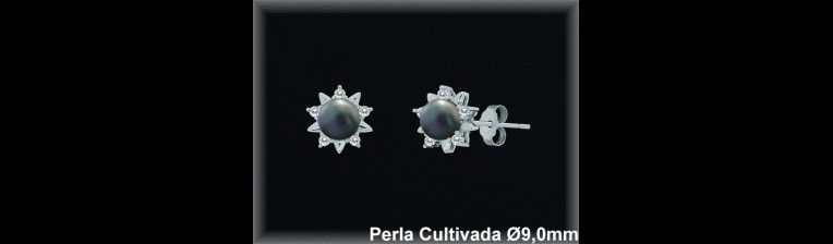 Pendientes de Plata al Por Mayor ref MR008G  Mayorista de pendientes en Plata
